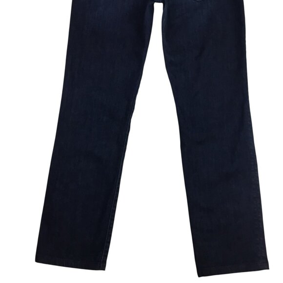 7 For All Mankind Slimmy Straight Leg Jeans Mens 33 x 29 Dark Wash Cotton & Span - Picture 9 of 12